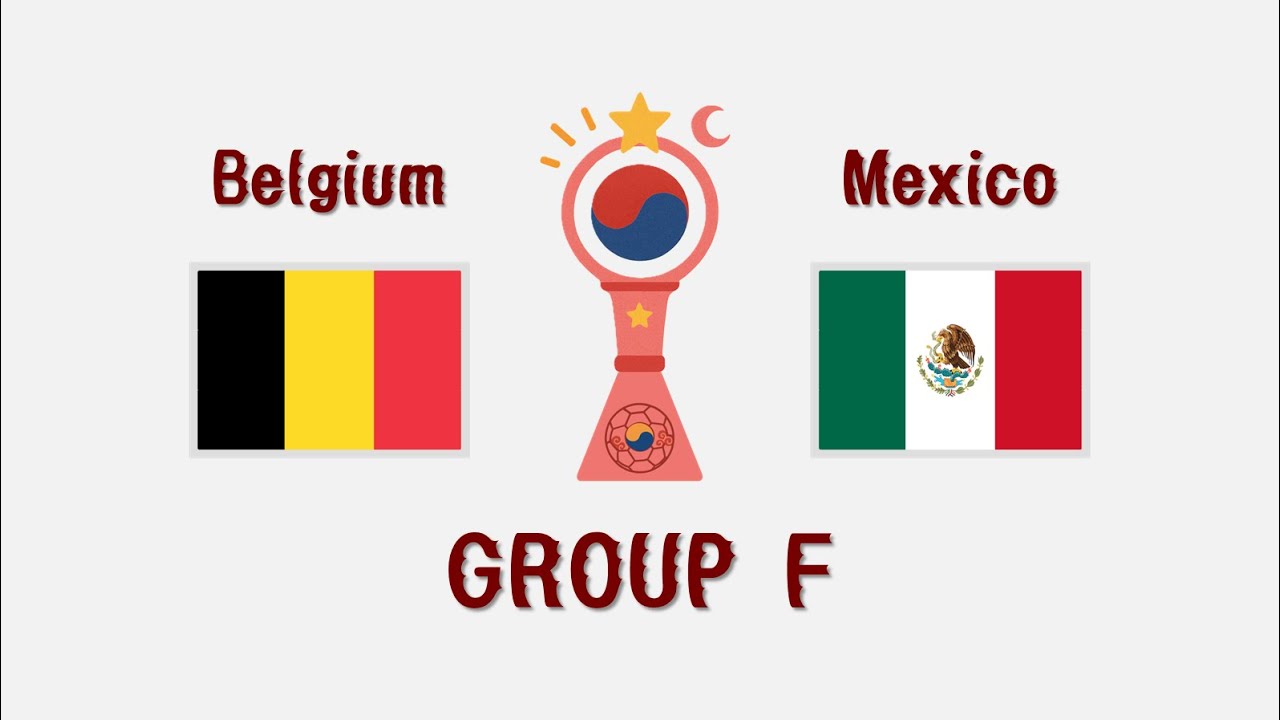 Belgium vs Mexico | Group F | 7th World Cup South Korea | PES2021