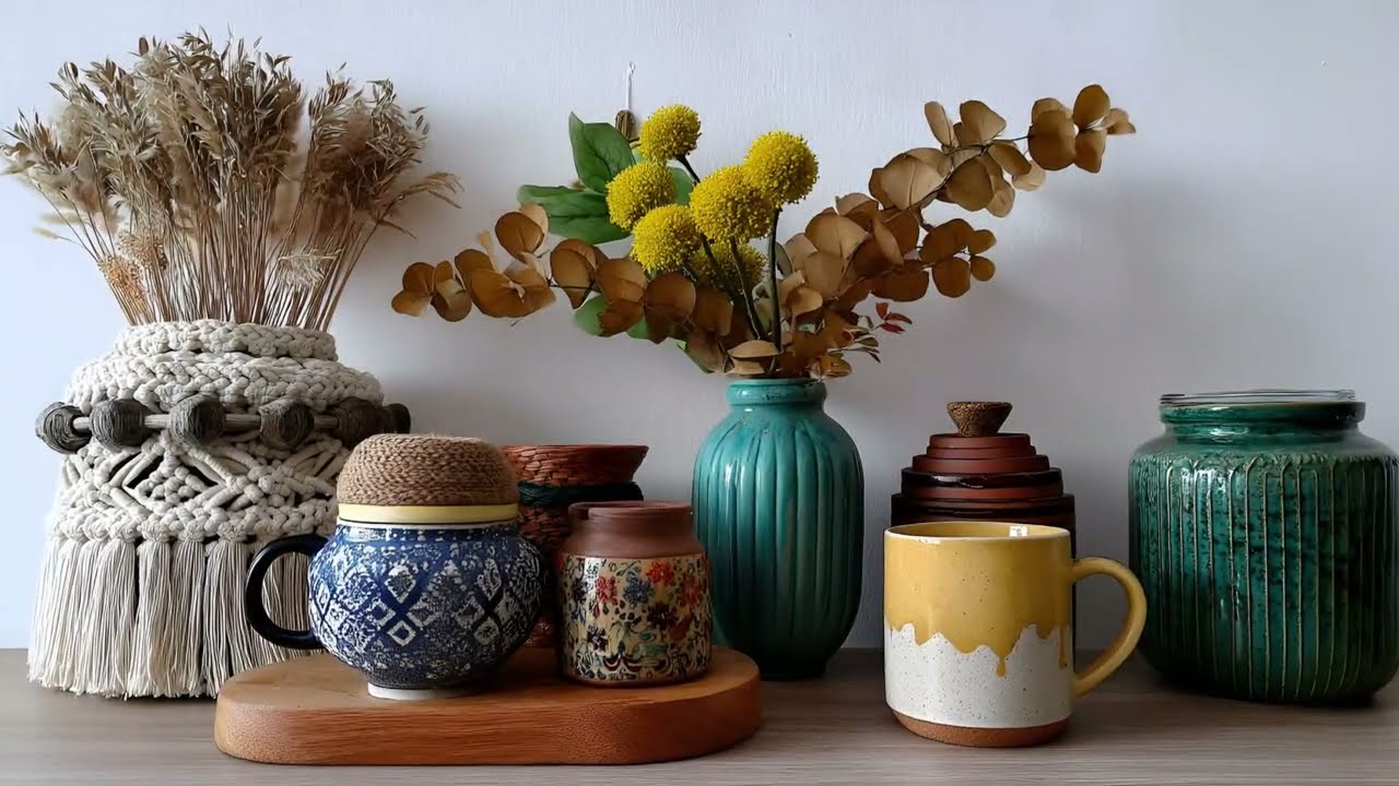 Boho Rustic Home Makeover | Cozy Warm & Neutral Fall Decor Ideas