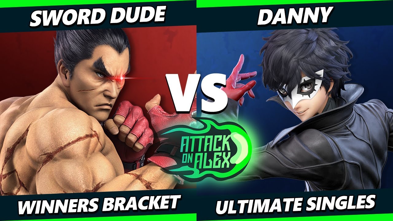 Attack on Alex 33 - Sword Dude (Kazuya) Vs. Danny (Joker) Smash Ultimate - SSBU