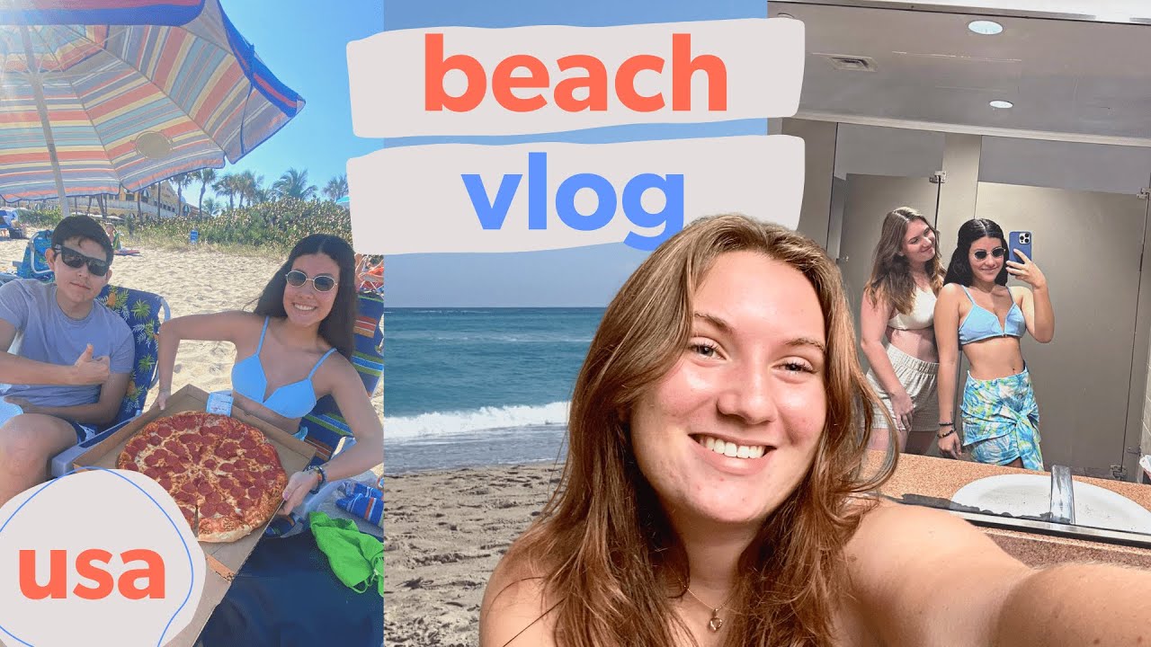 BEACH DAY in Florida 🇺🇸 Mara Vlog #7 | Auslandsjahr USA