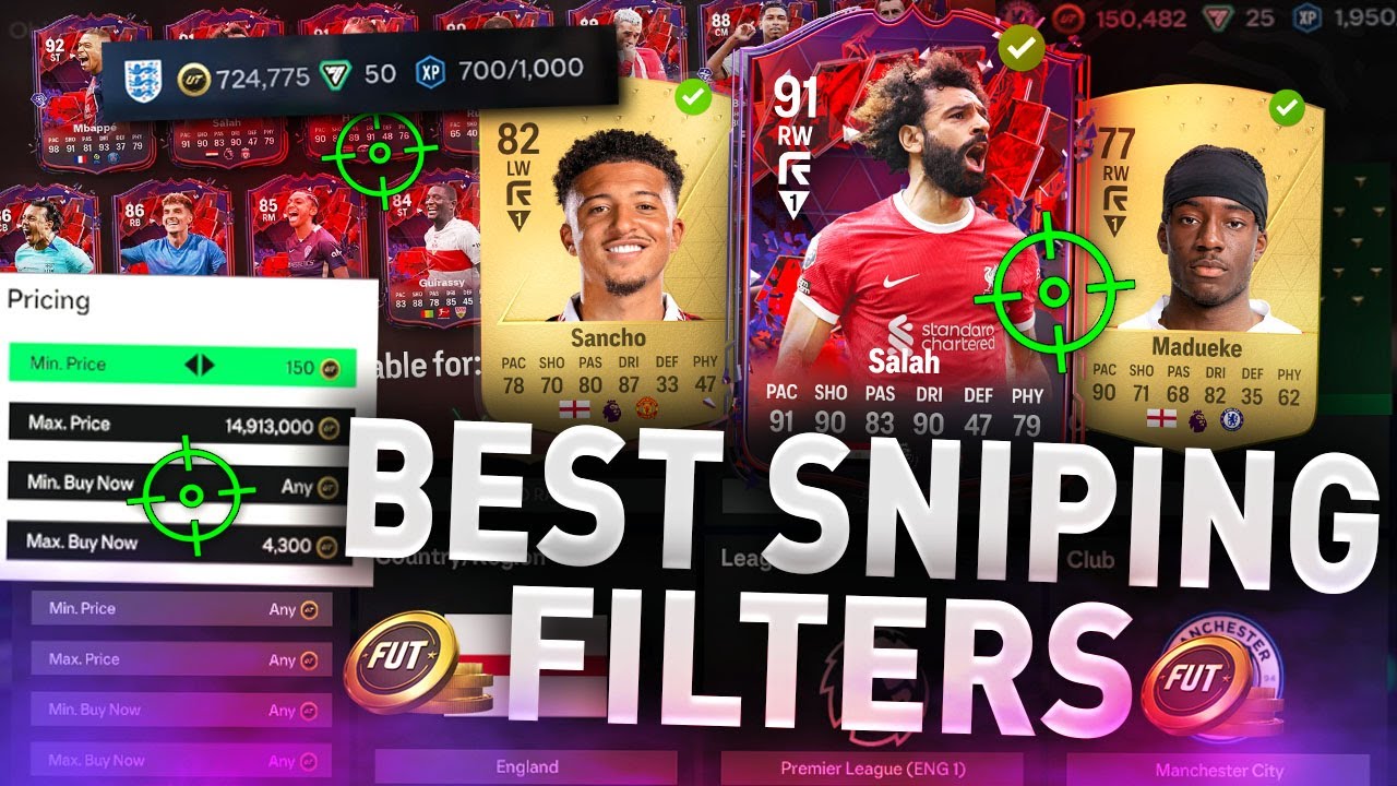 Make BANK with these Sniping Filters 😍 (FC 24 BEST SNIPING FILTERS TO MAKE COINS) #FC24