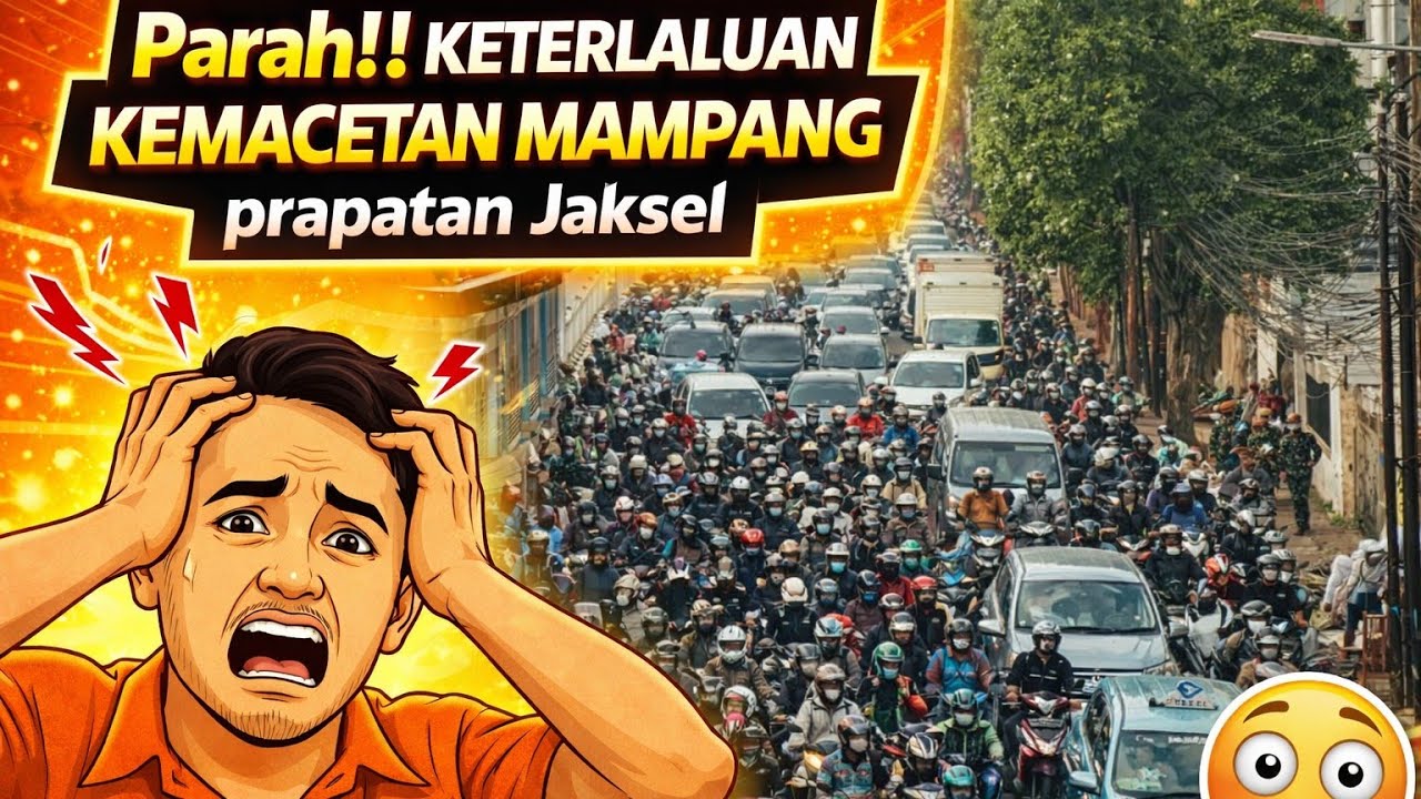 Sengitnya perjalanan di mampang Ujian Sabar Para Pejuang Jalanan