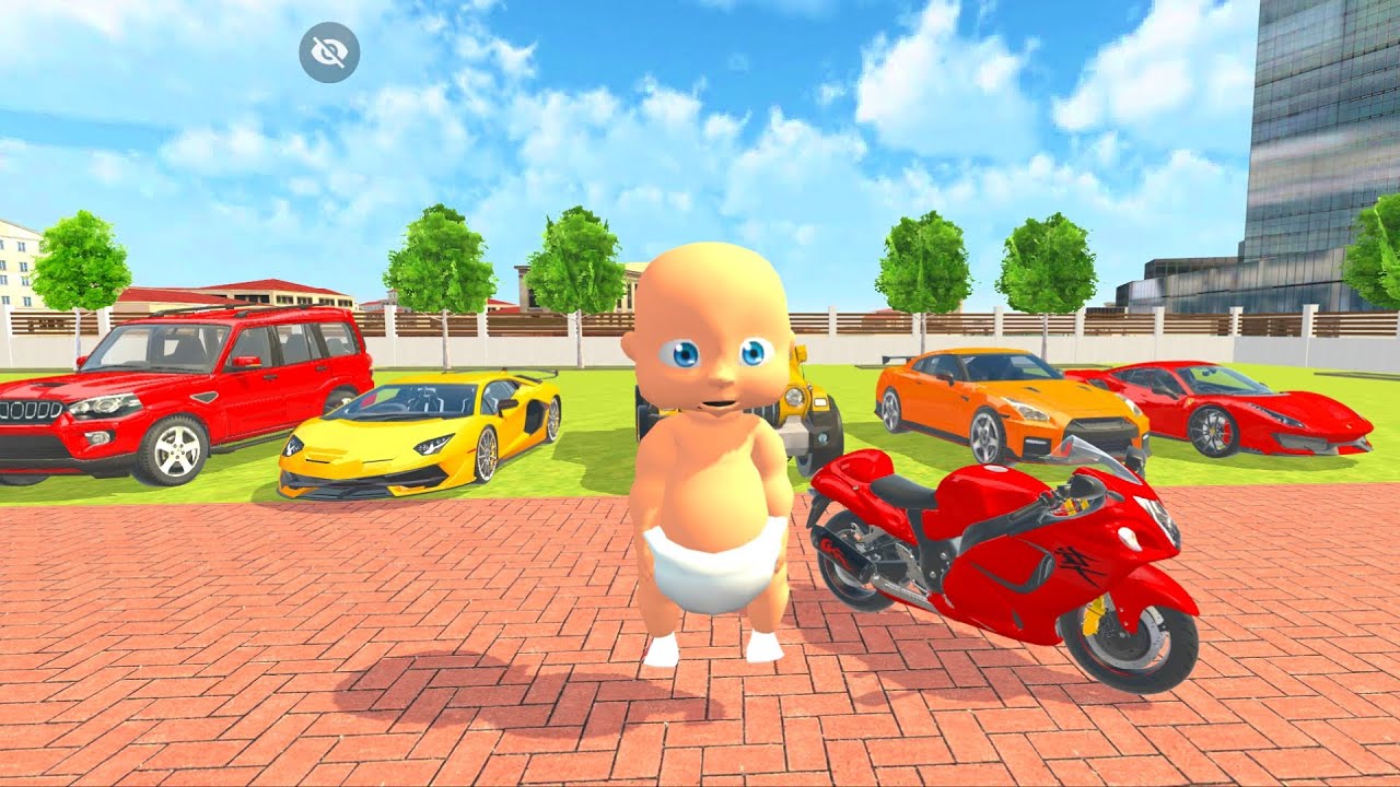 🎮Baby Purchase New Thar Car 🚗& Police Car 💥🚑 Franklin And Shinchan 💥 Indian Theft Auto Simulator