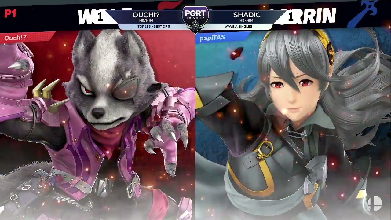 Ouch!? (Wolf) vs Shadic (Corrin) - Top 128 - Port Priority 8