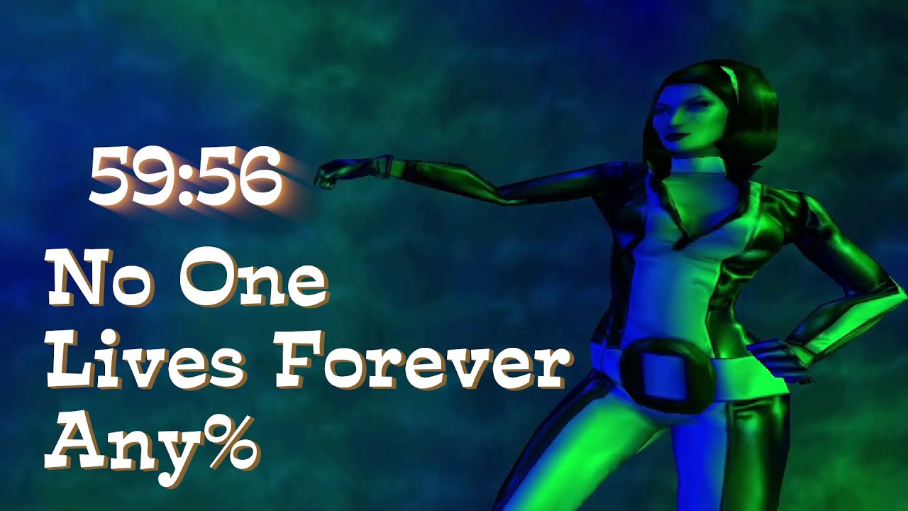 No One Lives Forever Any% in 59:56 (WR)