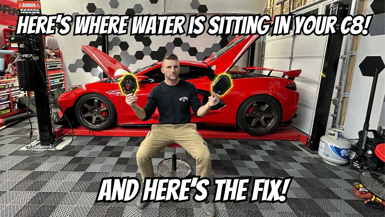 There&rsquo;s water collecting in your C8 Corvette, here&rsquo;s the fix!