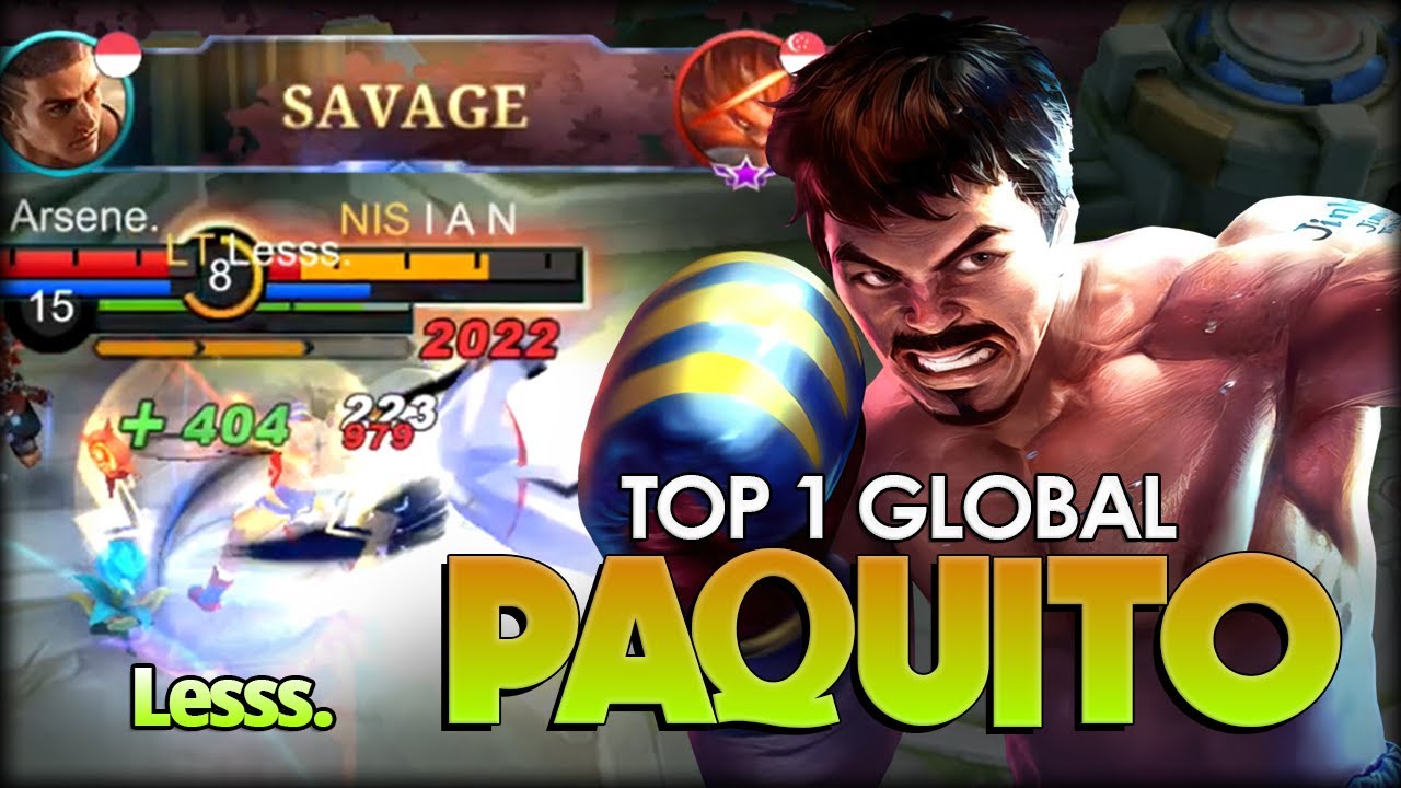 SAVAGE!! Level 15 in 9 Minutes. Lesss. Top 1 Global Paquito - Mobile Legends: Bang Bang