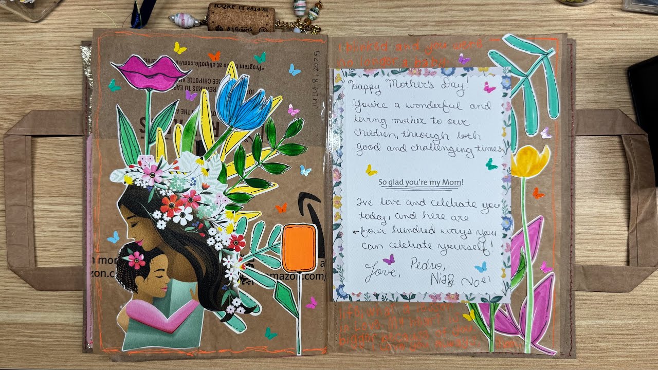 Junk Journal with Me | Real time | Chatty Process Video