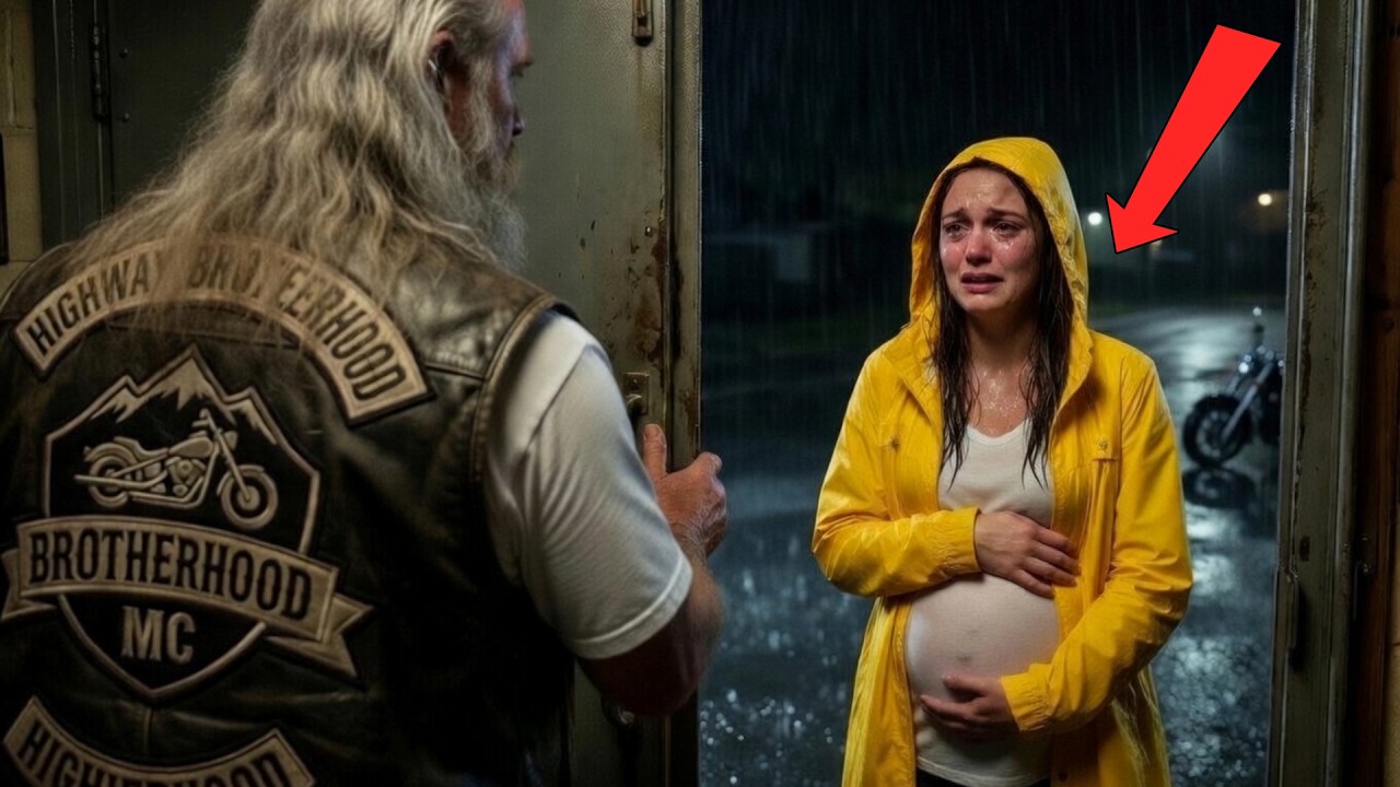Pregnant Woman Begs Hells Angels at Midnight: What They Did Left Everyone Speechless