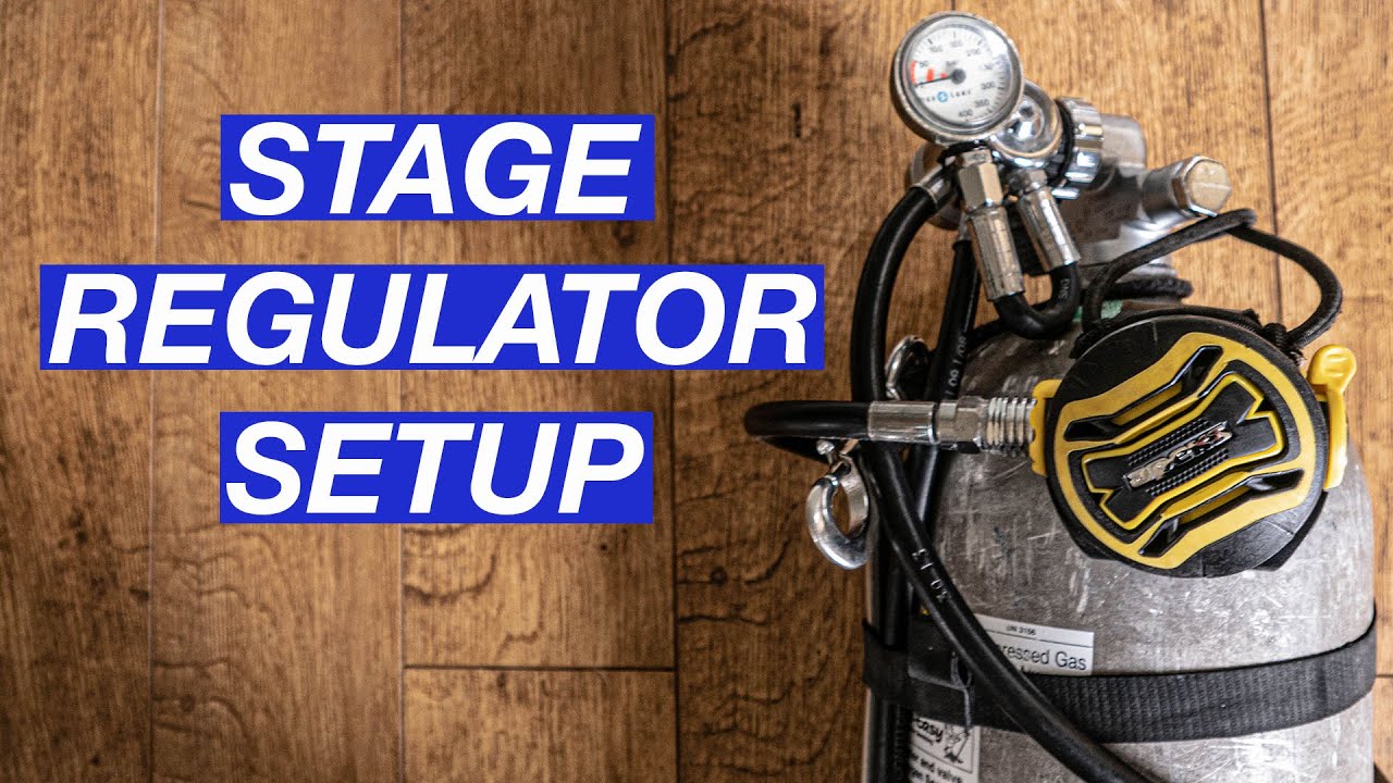 HOW TO SETUP STAGE REGULATORS | How to neatly stow your stage Regulators | APEKS XTX40 DS4