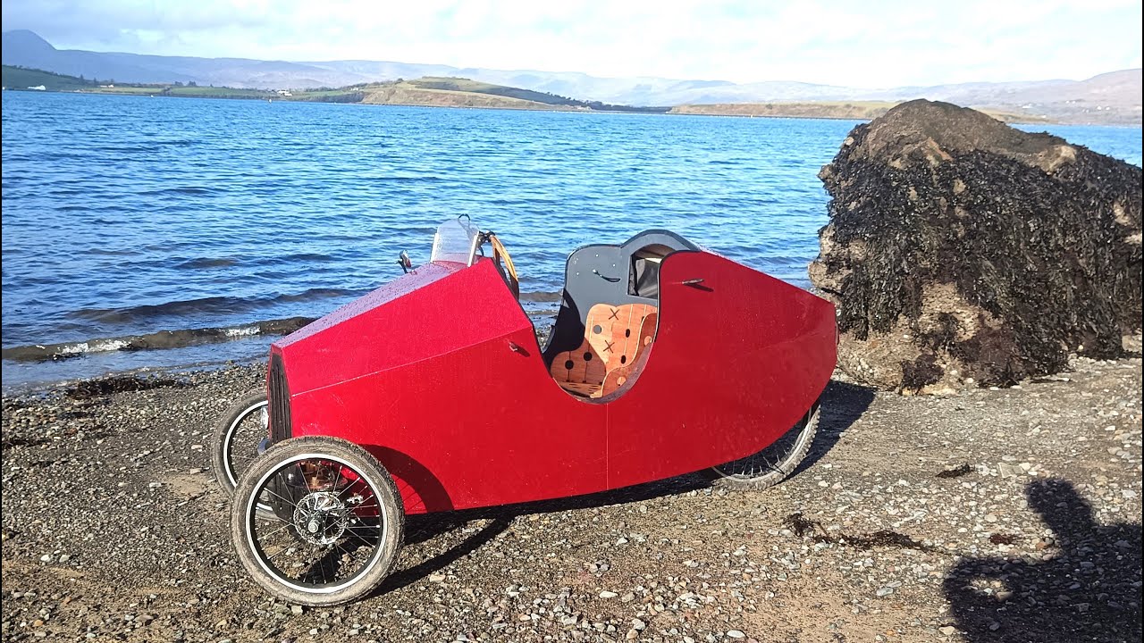 I Made A New Wooden Pedal Car - And It's Very Red! (thanks to Wrap Direct)