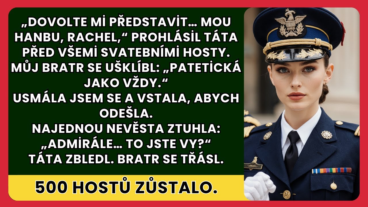 Otec si ze mě dělal legraci před 500 hosty — dokud nevěsta neřekla: „Admirále… jste to vy?“