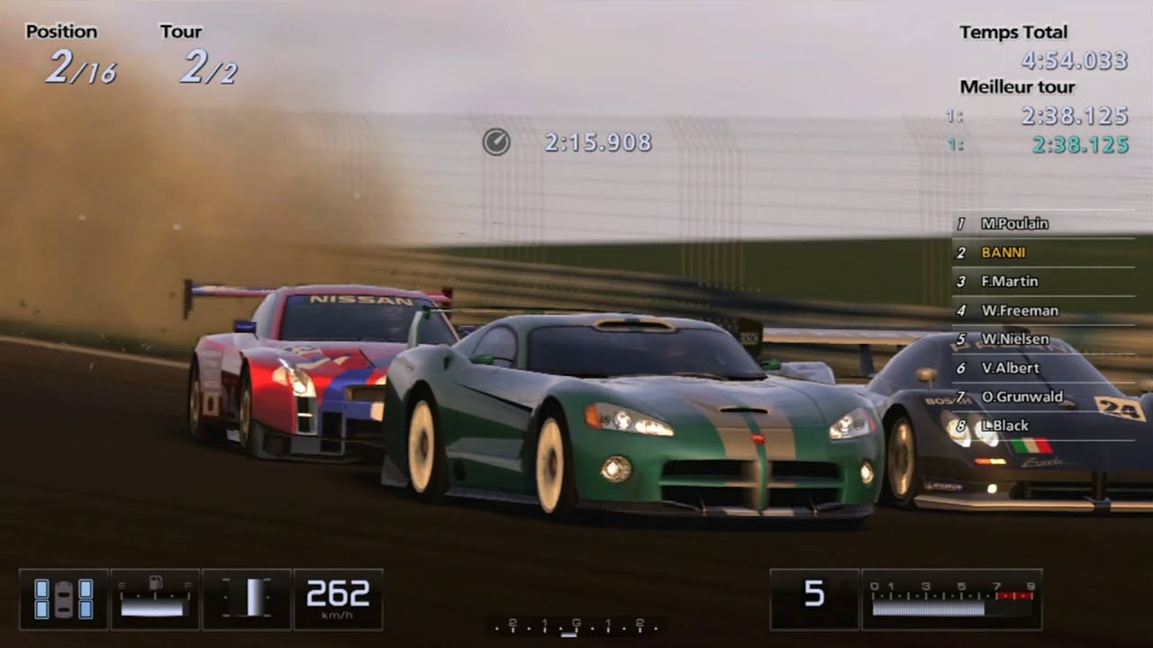 Gran Turismo 5 - Dodge Viper GTS R Concept '00 (HYBRiD) PS3 Gameplay