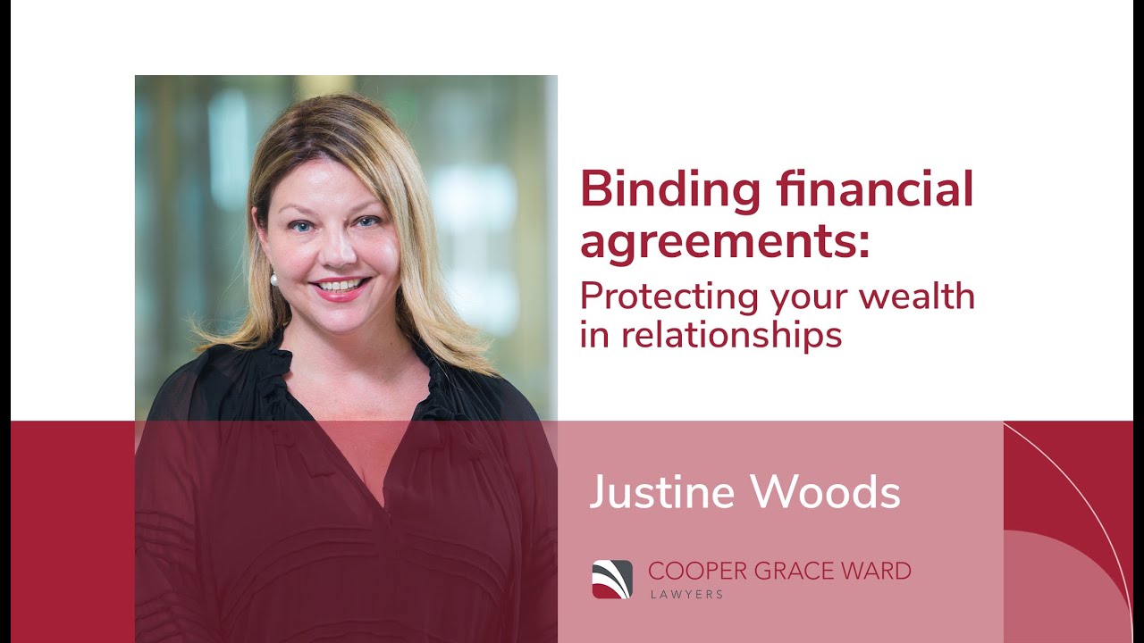 Binding financial agreements: Protecting your wealth in relationships