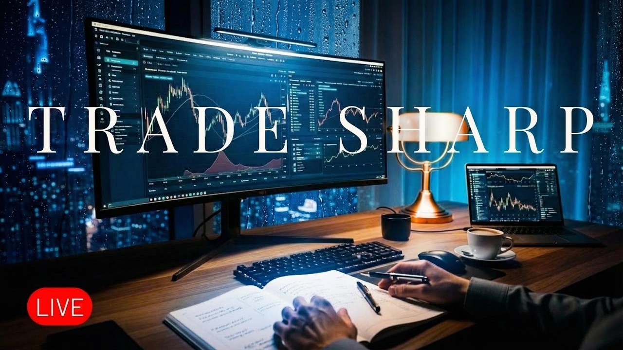 24/7 Deep Work Room - Live Trading Desk & Focus Music