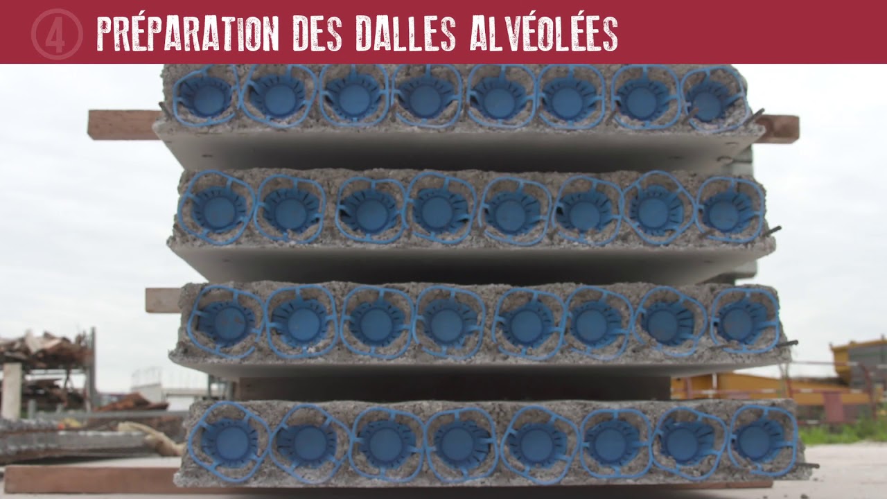 Comment réaliser un plancher à dalles alvéolées ?
