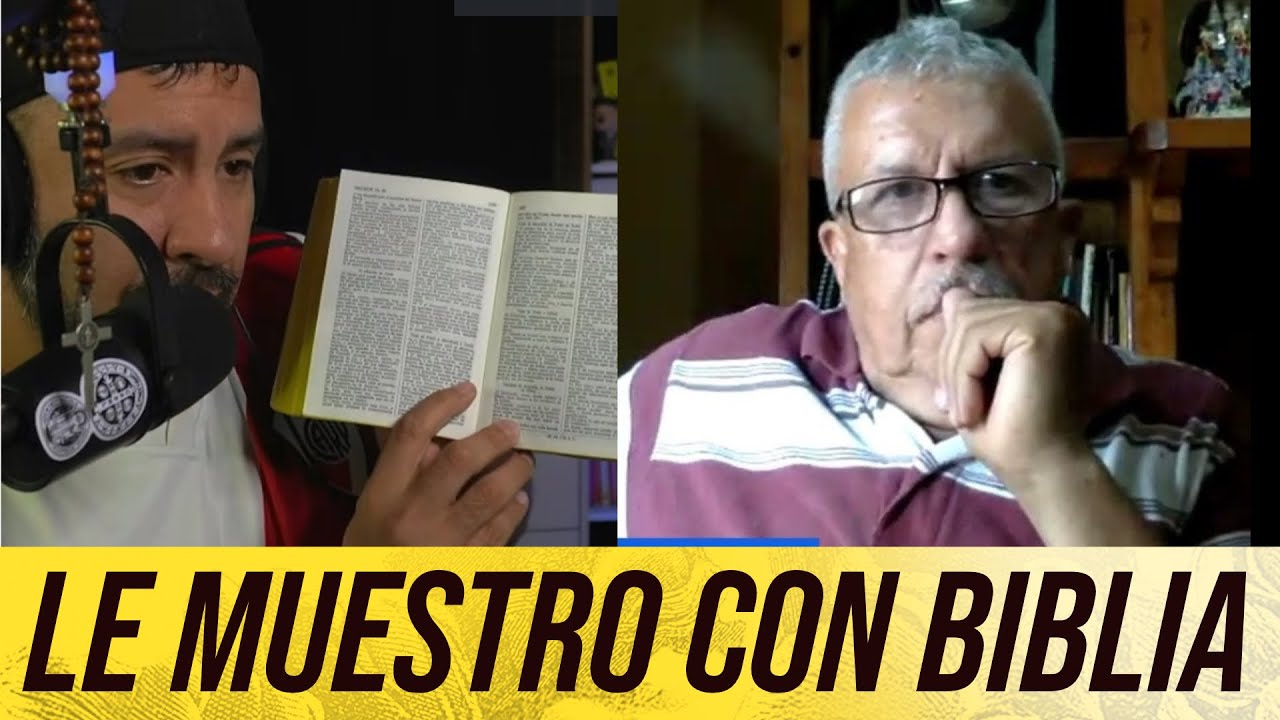 Protestante NO ENTIENDE NI CON LA BIBLIA ABIERTA!!!