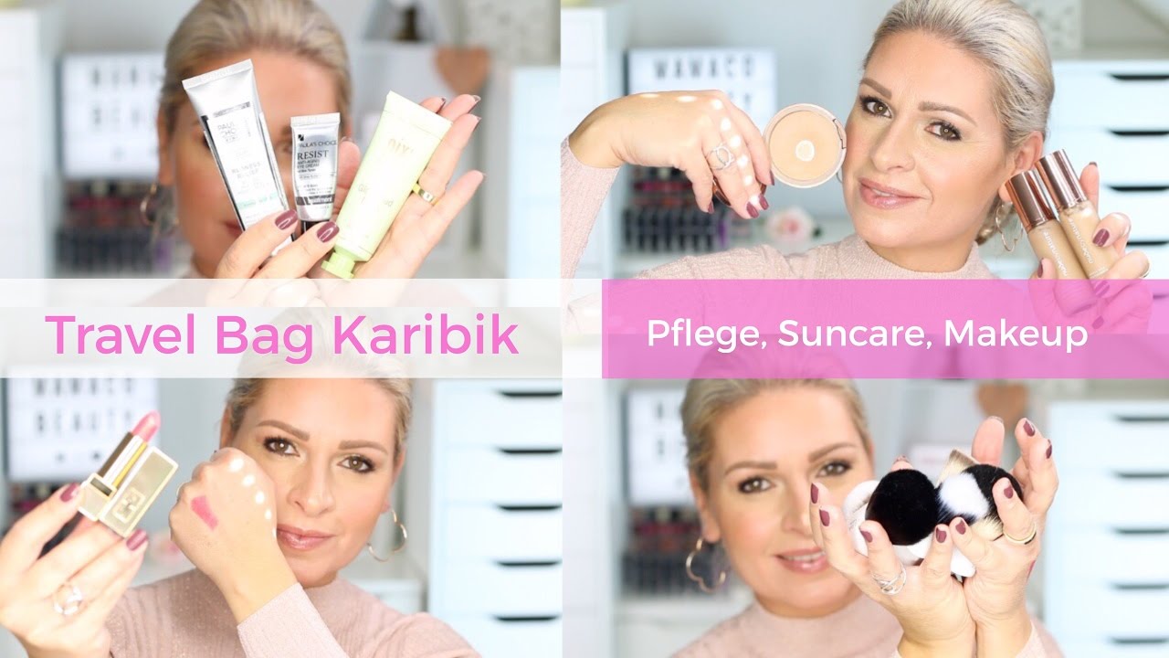 Travel BAG | Meine Pflege und Kosmetik für den Urlaub in der Karibik | Makeup bag | Mamacobeauty
