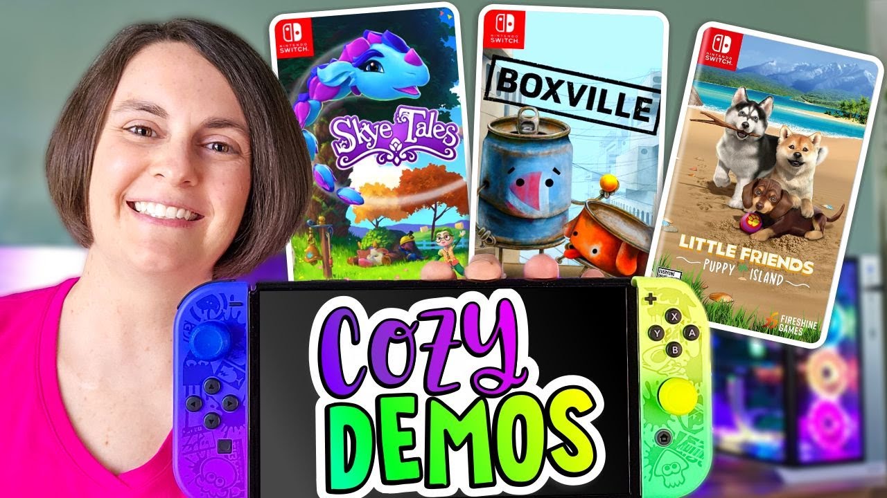 NEW Nintendo Switch Cozy Game Demos to Play RIGHT NOW - Free! 🐶