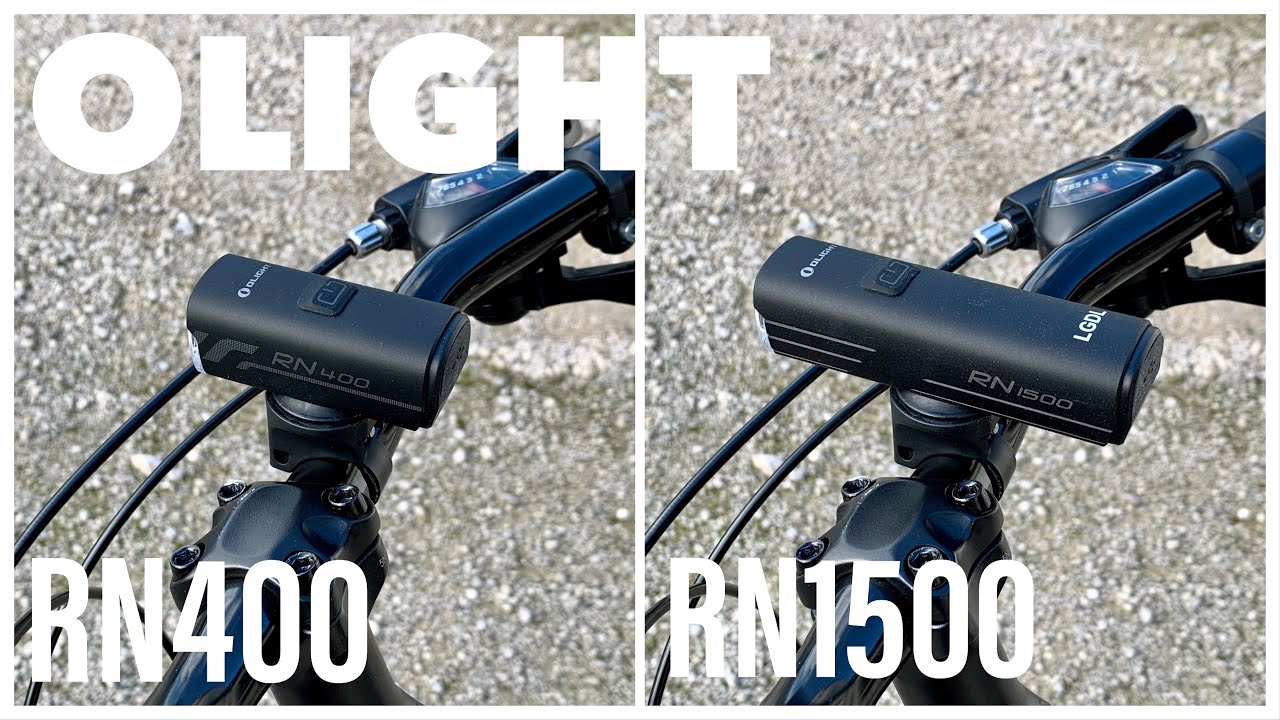 OLIGHT RN1500, RN400 et RN120 ...  le top des lampes pour vélos