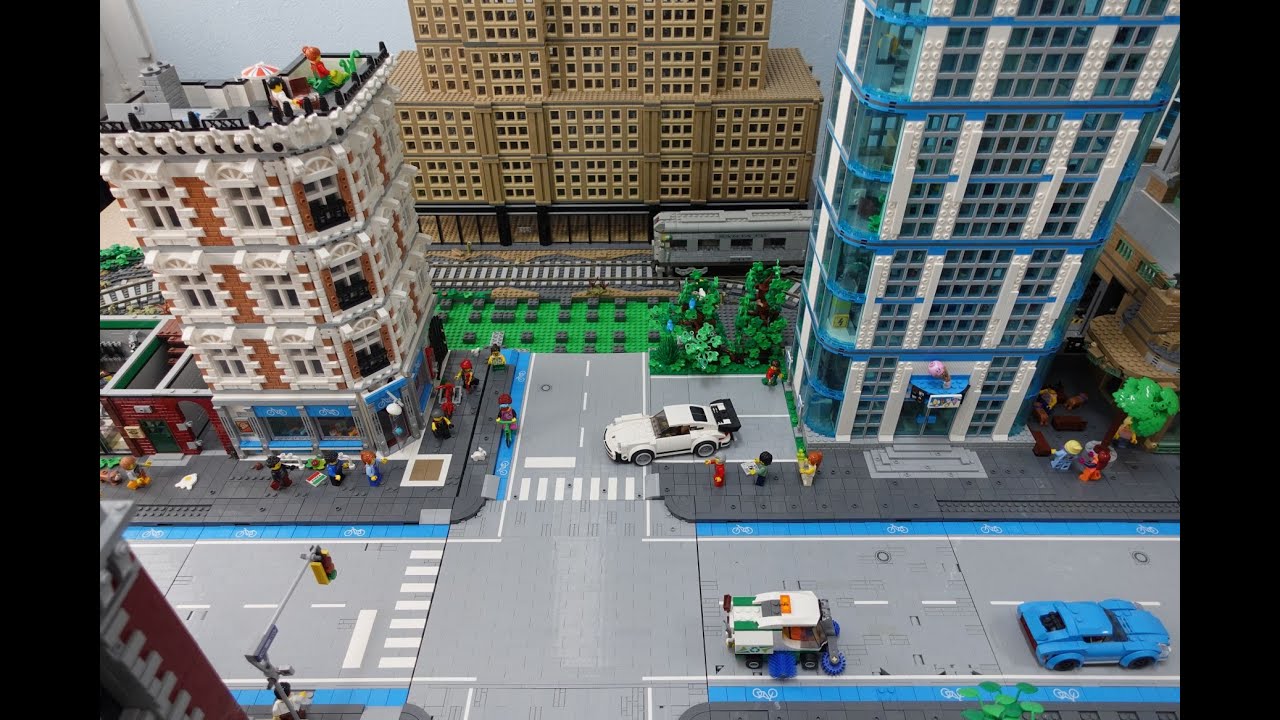 Lego Stadt Update Folge 178 Parkplätze und weitere Details hinzufügen