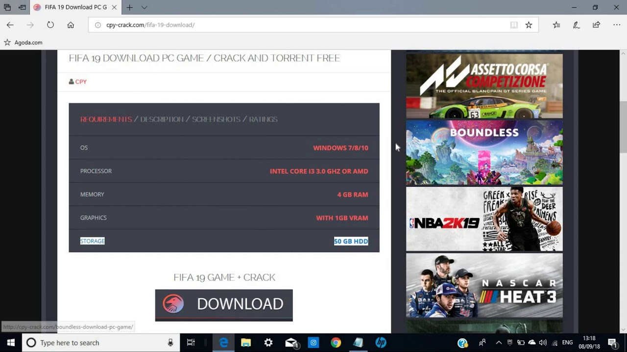 FIFA 19 Full (Game + Crack) Easy  Download & Install