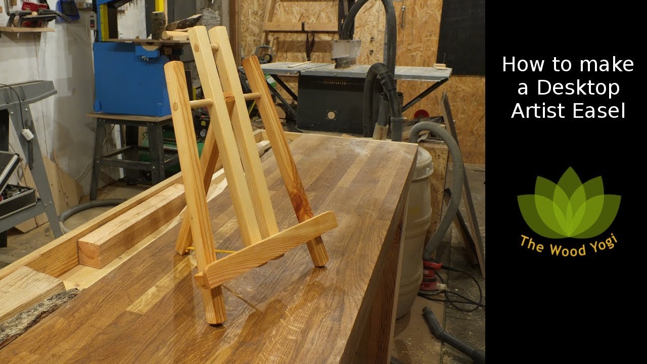 How to make a Desktop Artist Easel - Woodworking Project