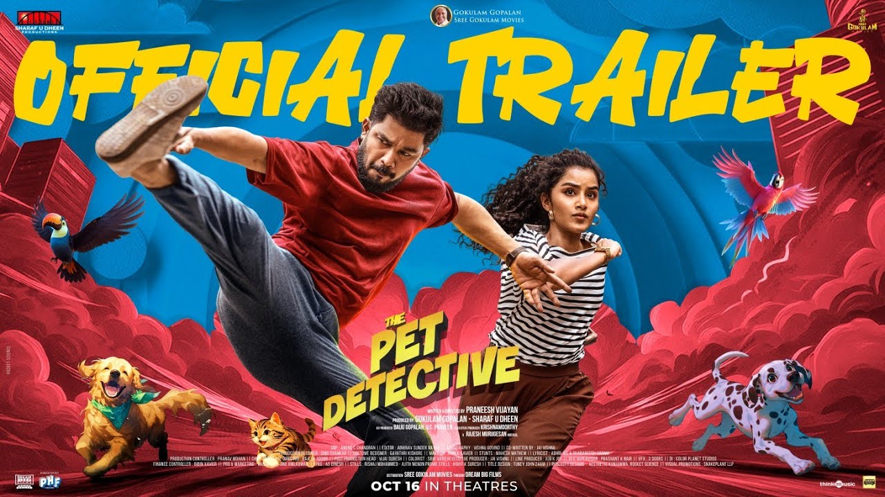 The Pet Detective - Trailer | Sharaf U Dheen,Anupama Parameswaran| Rajesh Murugesan|Praneesh Vijayan