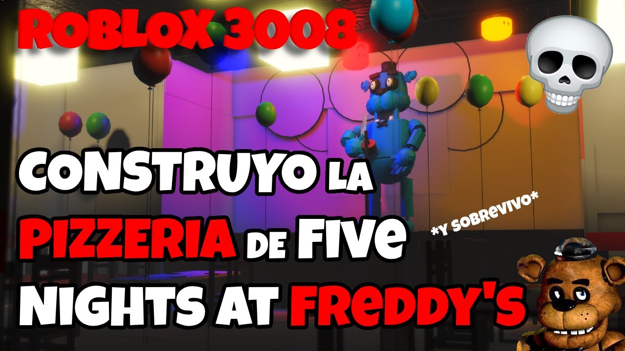 💀CONSTRUYO LA PIZZERIA De FIVE NIGHT At FREDDY'S EN SCP3008 *da miedo* 😱| Roblox | SofiQueen |