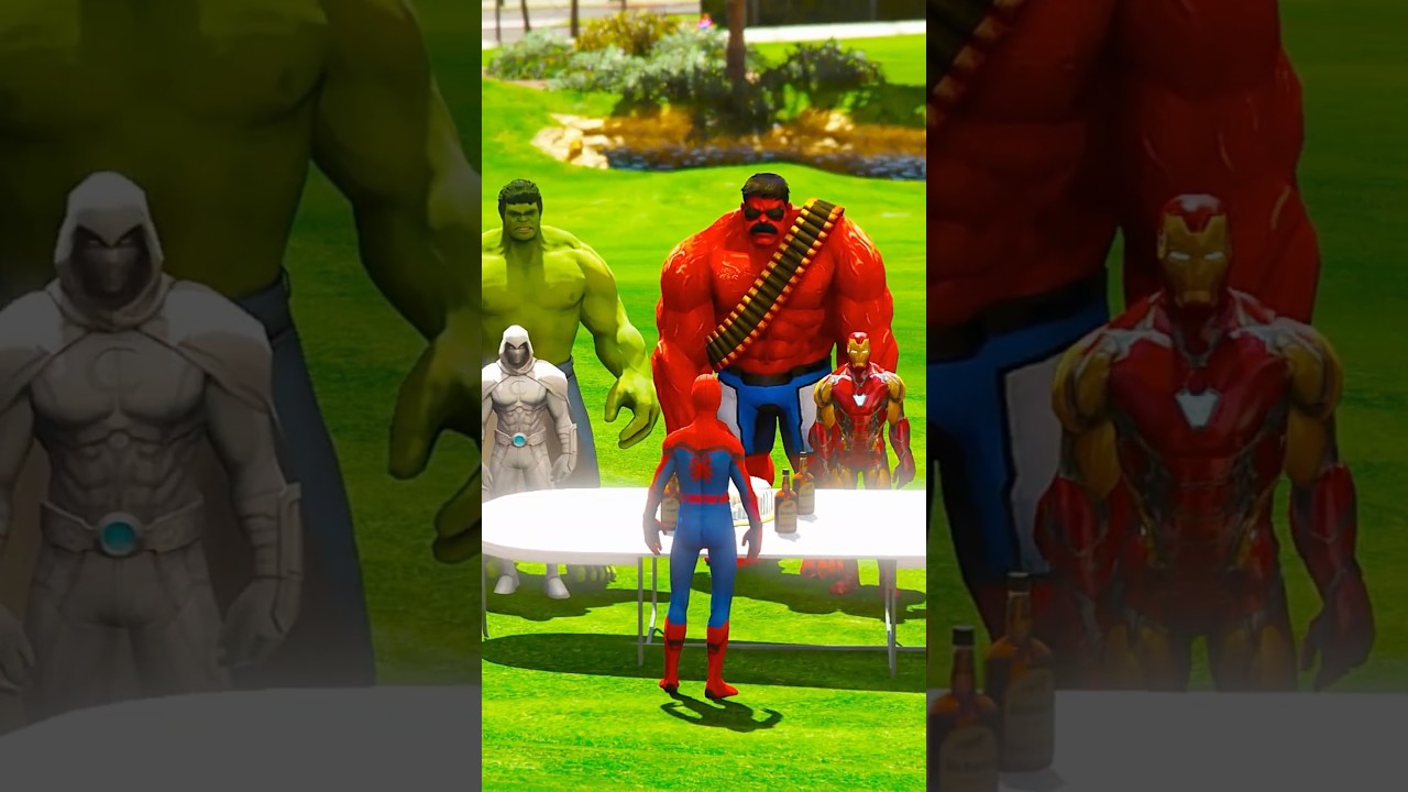 GTA 5 :- fake spiderman in Superman party #shorts
