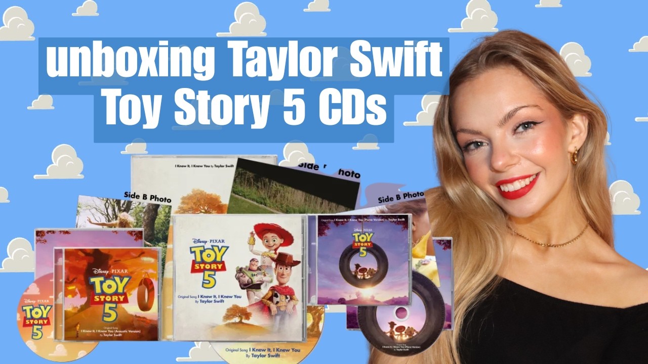 Unboxing ALL The Taylor Swift x Toy Story 5 CDs |  I Knew It, I Knew You CD Collection