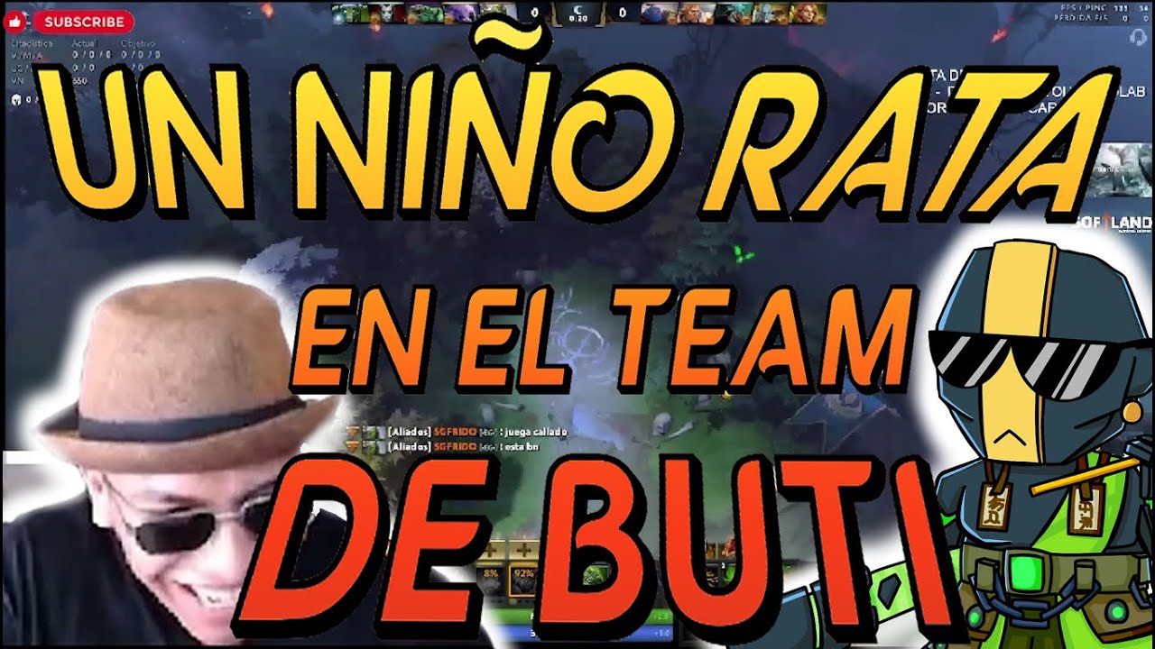 UN NIÑO RATA EN EL TEAM DE BUTI !!! 🐭🐭🐭
