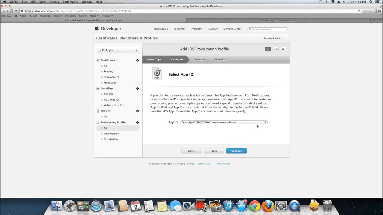 How to create provisioning profile