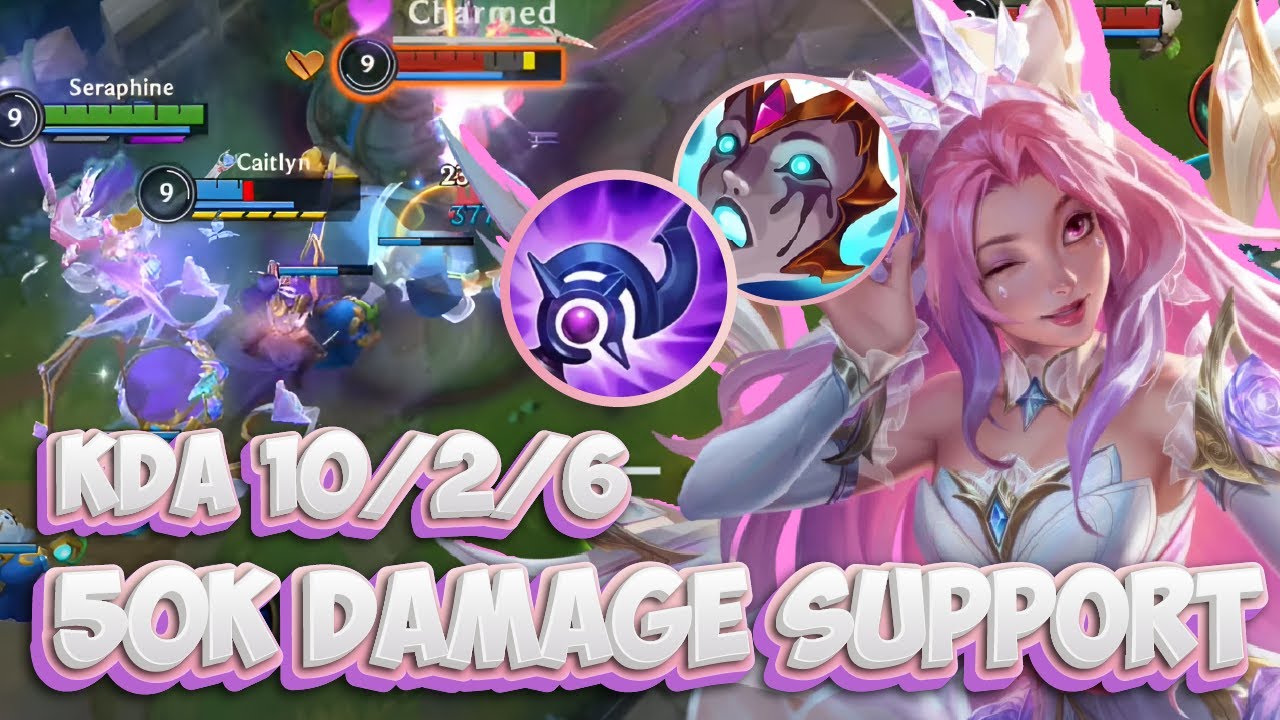 CARRY AP SUPPORT !! Massive Damage Crystal Rose Seraphine // Wild Rift (Build+Runes)