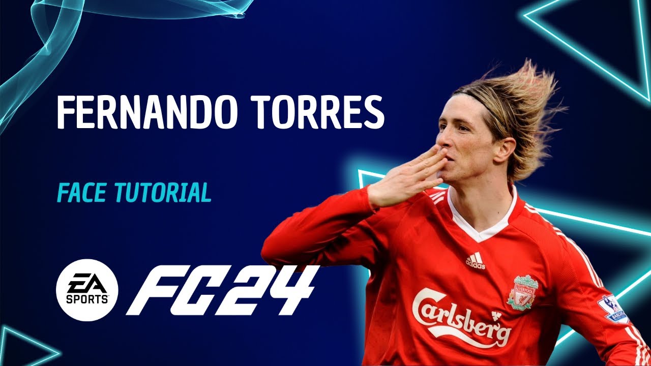 EA FC24 Player Creation Guide: FERNANDO TORRES Lookalike Face Tutorial + Stats