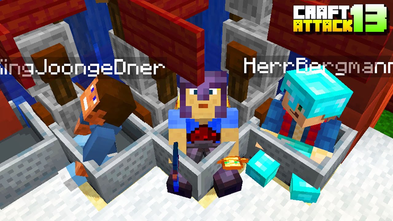 DNER IST ZUR&Uuml;CK! Er ist vom Server begeistert! Minecraft Craft Attack 13 #41
