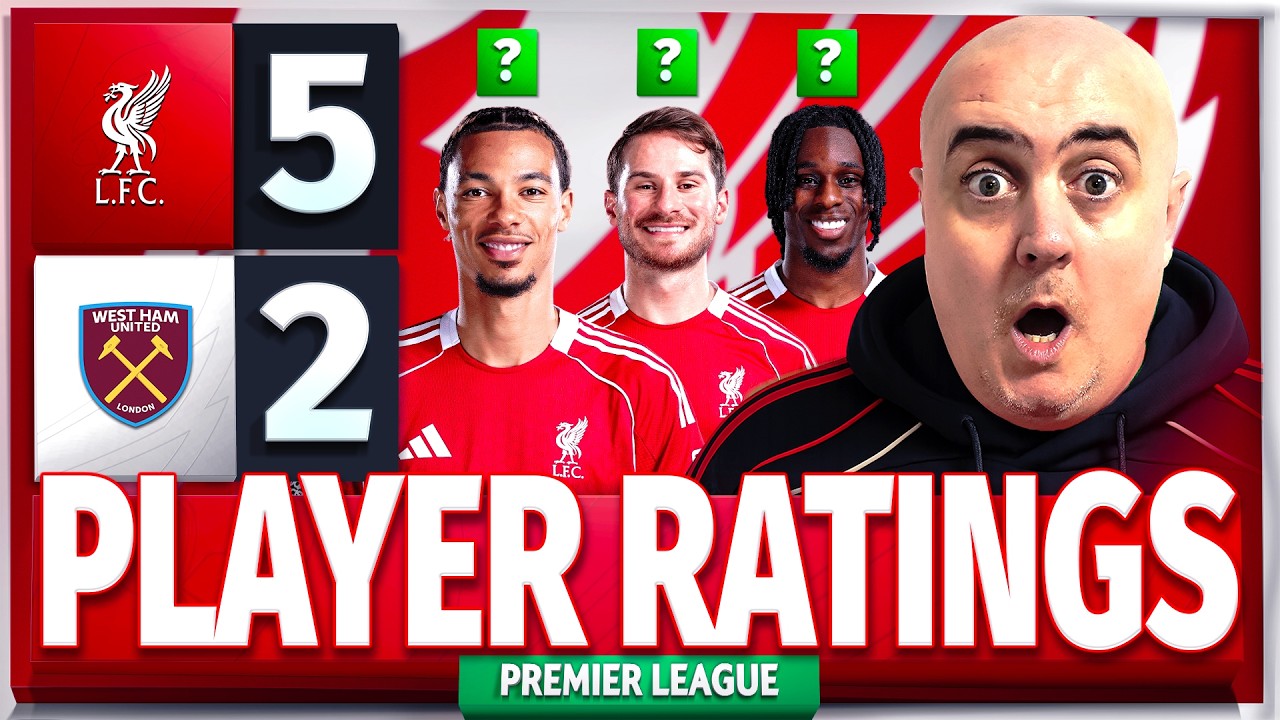 EKITIKE WAS CLASS + FRIMPONG ELECTRIC! Liverpool 5-2 West Ham Player Ratings