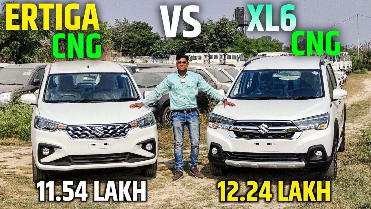 New XL6 CNG vs Ertiga CNG comparison 🔥🔥 l Ertiga zxi cng vs XL6 zeta cng comparison l MRCars