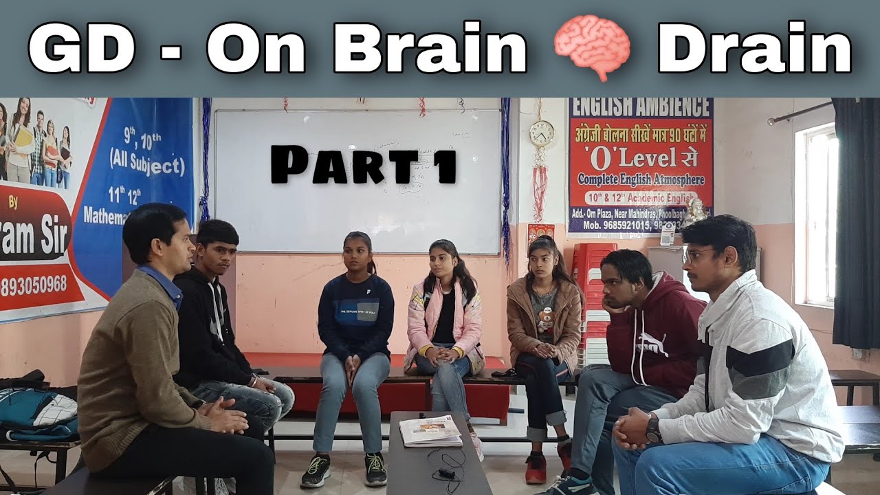 Group Discussion on Brain Drain | English Ambience | Part 1