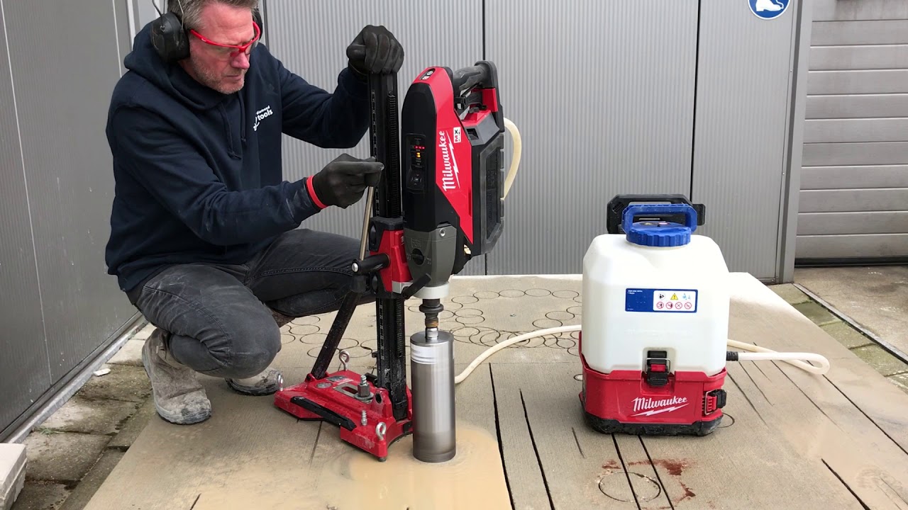 Milwaukee MX Fuel diamantboormachine | zbmrotterdam.nl
