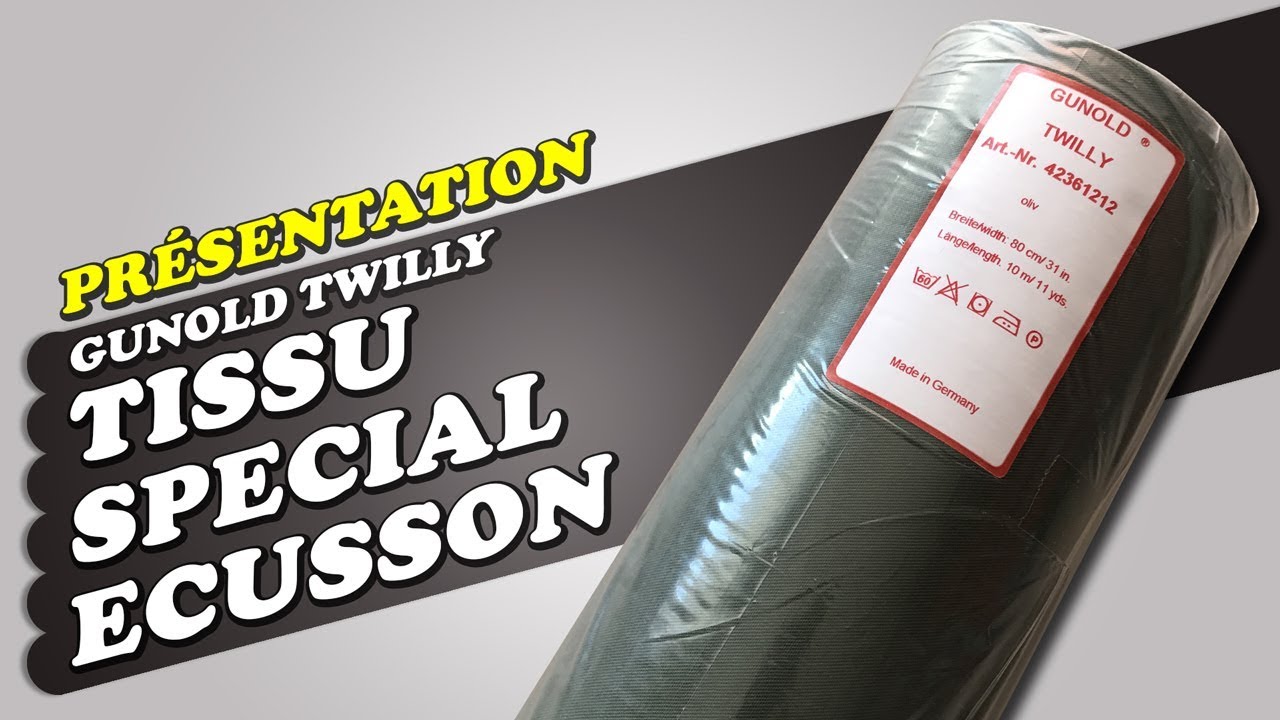 Présentation Tissu Spécial Ecusson Gunold Twilly