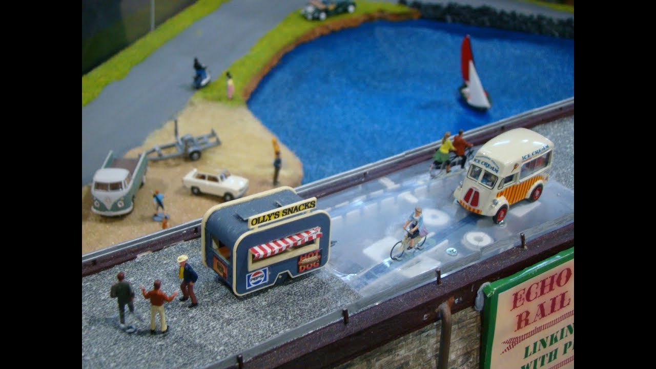 Echo Lakes Meets Magnorail & Faller Houseboat #3