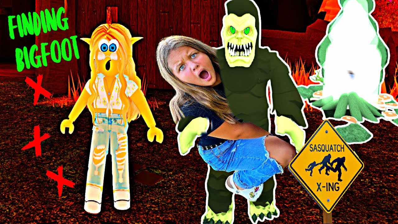 BIGFOOT CHASED ME! 👣 FINDING BIG FOOT in SCARY ROBLOX GAME!