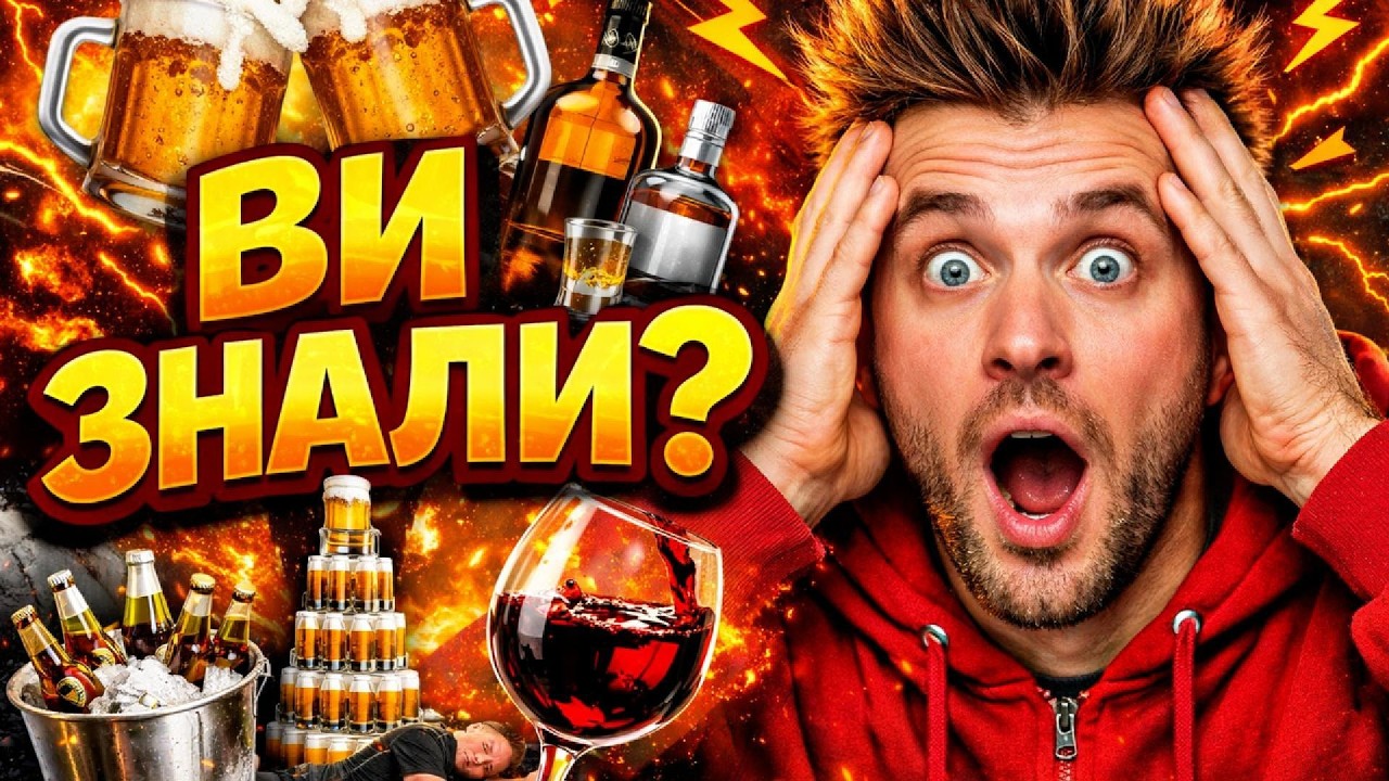 Ви НЕ знали: 10 Міфів про Алкоголь та Алкогольні Рекорди Світу, від яких Волосся стає Дибки!
