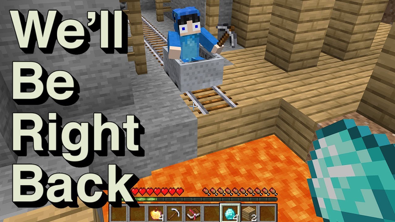 We'll Be Right Back Minecraft: Incident in the mine