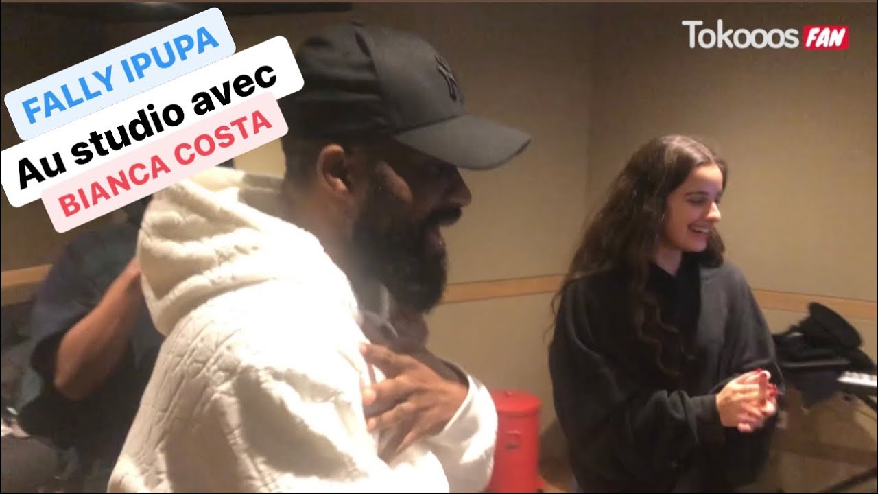 FALLY IPUPA EN STUDIO AVEC BIANCA COSTA POUR LA CHANSON HISTORIA