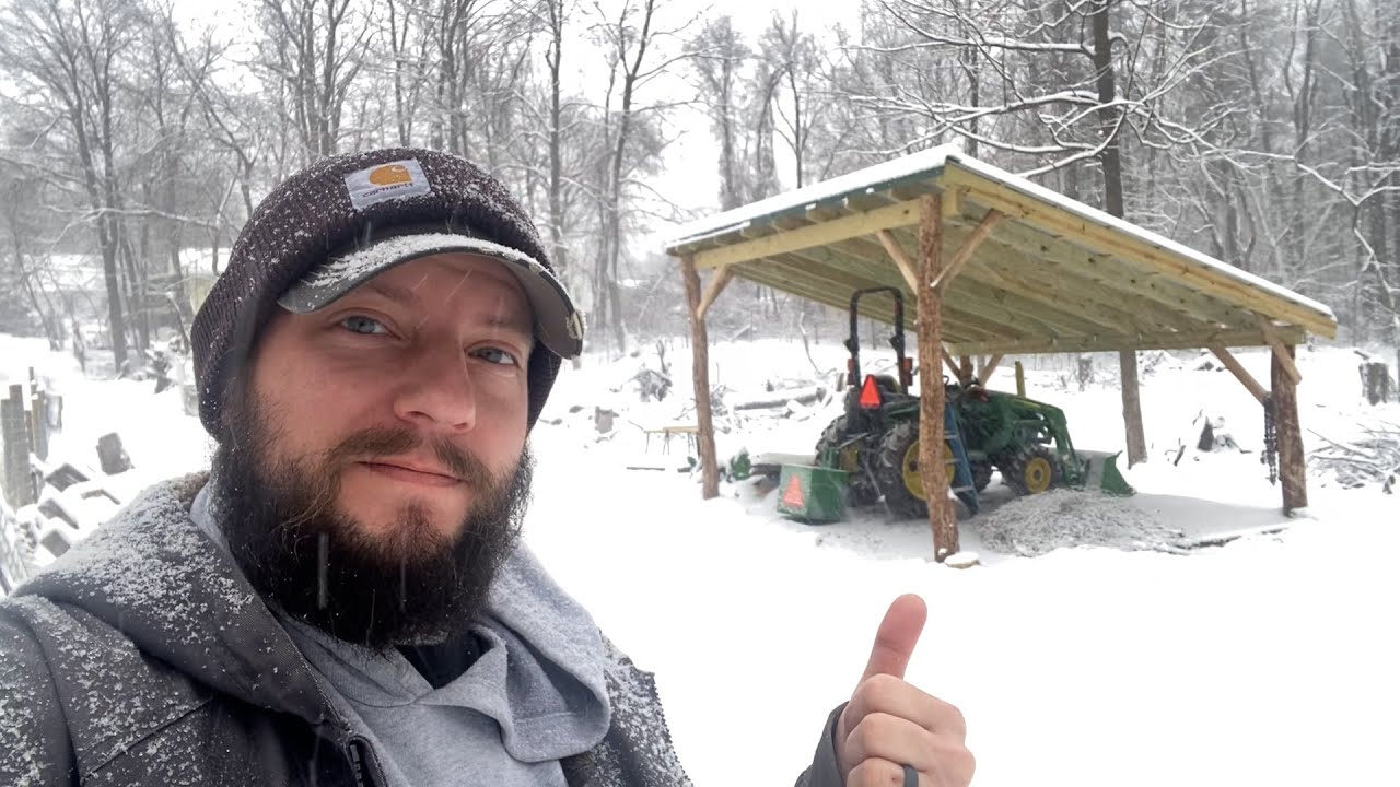 Homestead Style Carport | Conventional Lumber/Timber Mix Build
