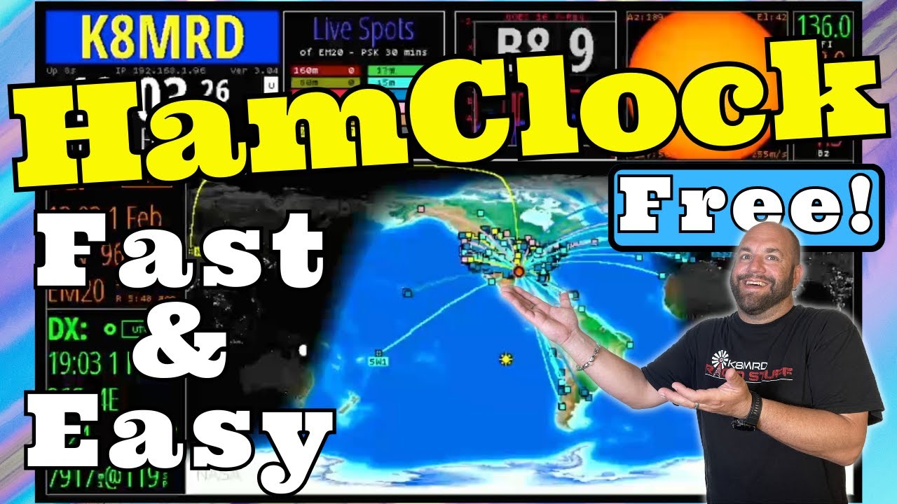 Fast, Free, Easy Ham Clock Build Raspberry Pi