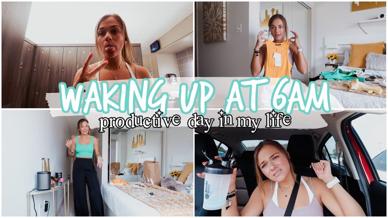waking up at 6am | a very productive day in my life
