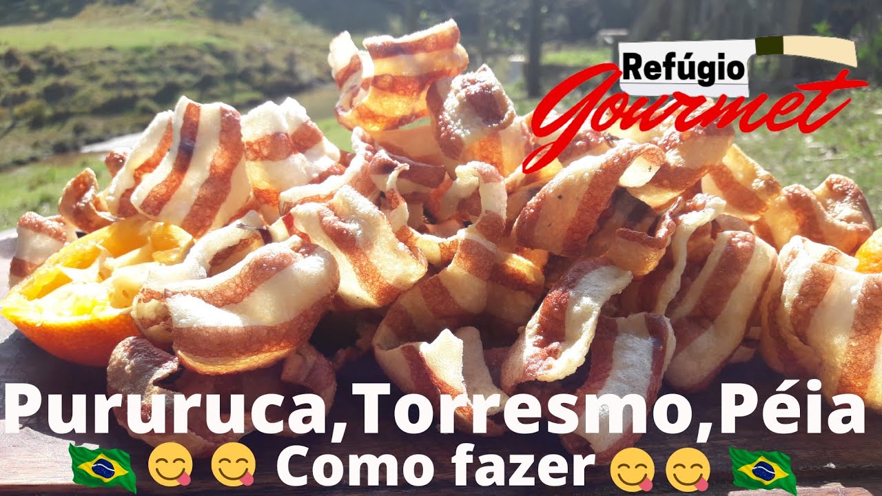 Como fazer pururuca , Torresmo , Péia como você conhece uma delicia como fazer vou mostrar tudinho